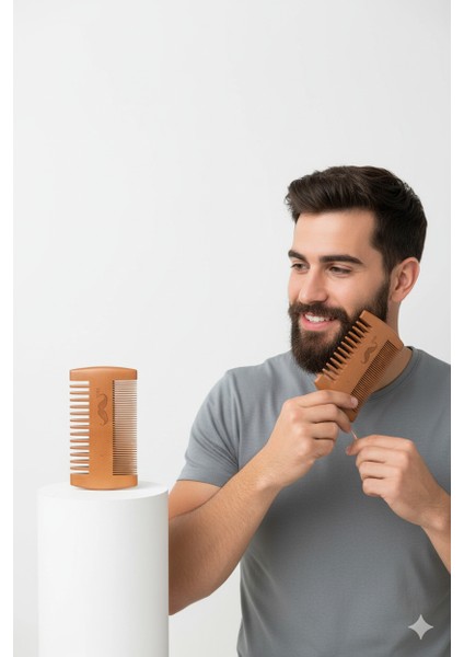 Ahşap Sakal ve Bıyık Tarağı – Antistatik Şimşir Tarak 722388 modelleri