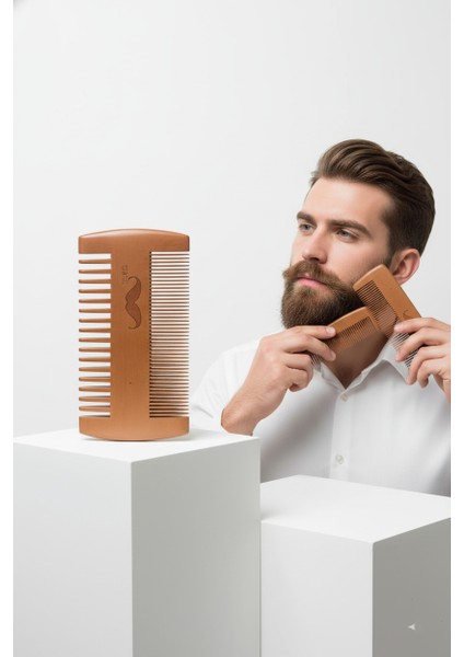 Ahşap Sakal ve Bıyık Tarağı – Antistatik Şimşir Tarak 722388 fırsatları