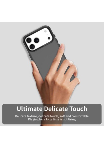 iPhone 17 Pro Max Uyumlu Kılıf Sararmaz Leke Tutmaz Buzlu Mat Renkli Soft Transparan Silikon Kapak fırsatları