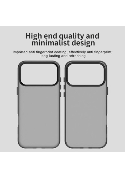 iPhone 17 Pro Max Uyumlu Kılıf Sararmaz Leke Tutmaz Buzlu Mat Renkli Soft Transparan Silikon Kapak indirimleri