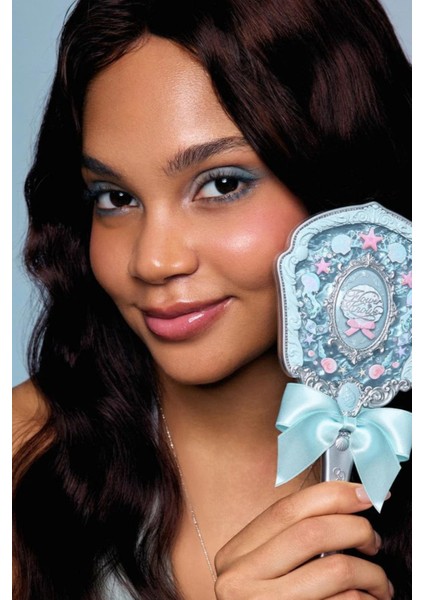 Shell’s Mavi Deniz Kabuğu Vintage Mücevher El Aynası fiyatları