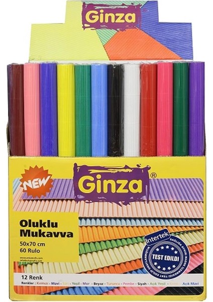 Oluklu Karton 60 Lı Set NO:964