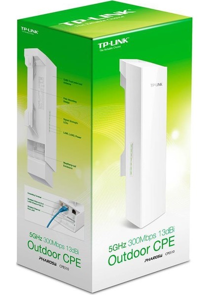 Tp-Link CPE510 Outdoor 300 Mbps 13DBI Dış Mekan Access Point