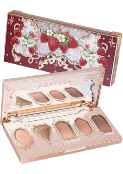 Cannelé Far Paleti,ipeksi Mat ve Işıltılı Tonlar, Yüksek Pigment