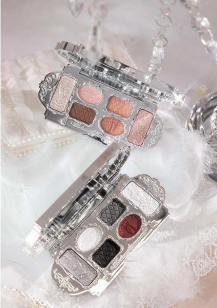 Swan Ballet Göz Farı Paleti,mat & Işıltılı 6 Ton 02 Black Swan