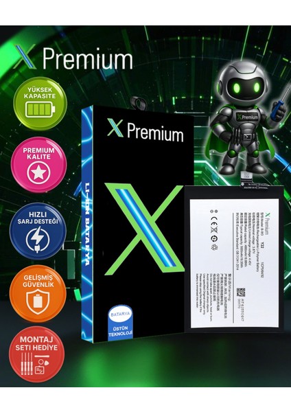 Xpremium Vivo Y22S Uyumlu Batarya Pil Süper Yüksek Kalite B-W3