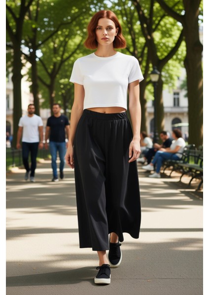Kadın Mat Dokulu Palazzo Pantolon Fonksiyonel Dayanıklı Kaliteli Konforlu Estetik Premium Şık fiyatları