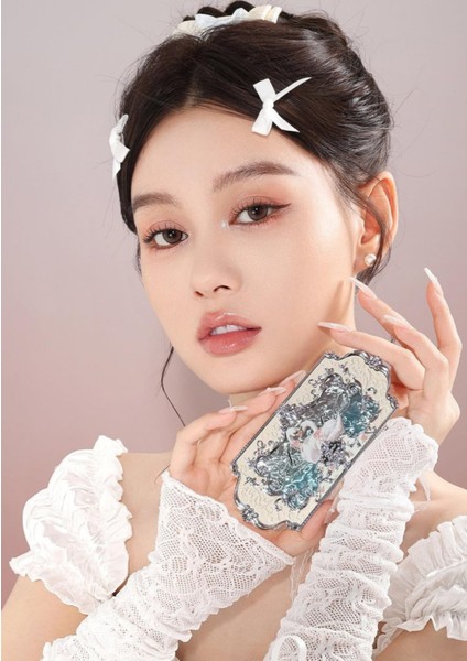 Swan Ballet Göz Farı Paleti,01 White Swan, 6 Renk, Mat & Işıltılı modelleri