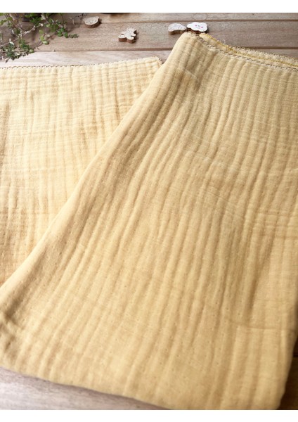 80X100CM 4 Katlı Hardal Renk Müslin Battaniye %100 Pamuk Müslin fiyatları