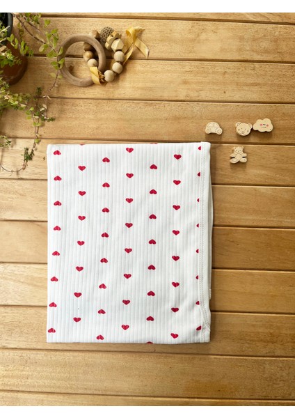 Naturel Kalpli Pamuklu 80X90 cm Tek Kat Penye Bebek Battaniye indirimleri