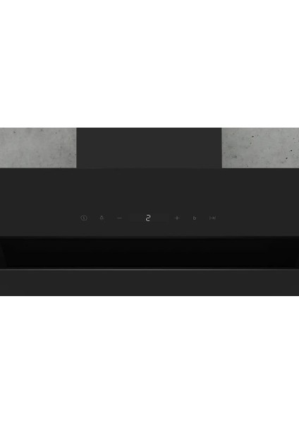 LC98KLR62S Duvar Tipi Davlumbaz 90 cm Siyah Cam