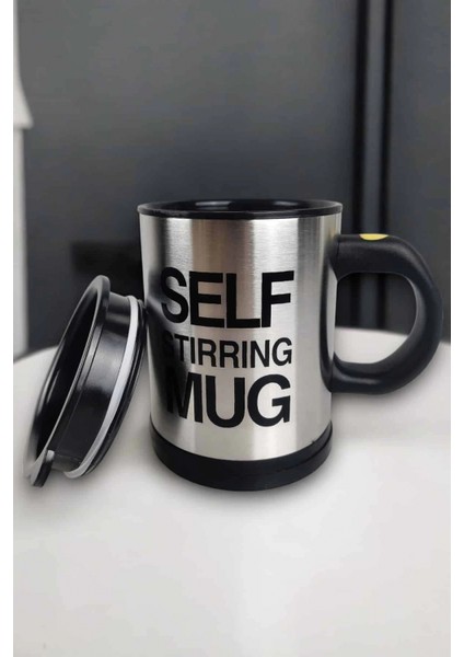 Yazılı Mug Kupa Karıştırıcı Özelliği ve Paslanmaz Çelik modelleri