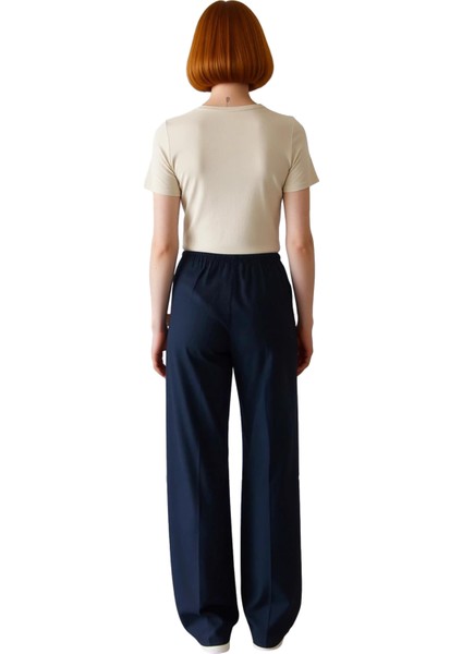 Kadın Geniş Paça Dokuma Pantolon Fonksiyonel Dayanıklı Kaliteli Konforlu Estetik Premium Şık indirimleri