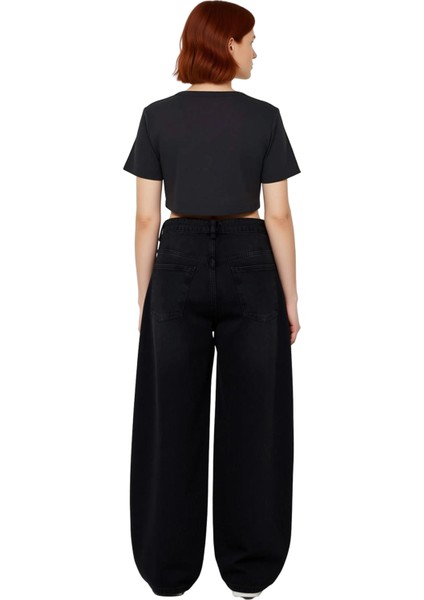 Kadın Açık Geniş Paça Denim Pantolon Fonksiyonel Dayanıklı Kaliteli Konforlu Estetik Rahat indirimleri