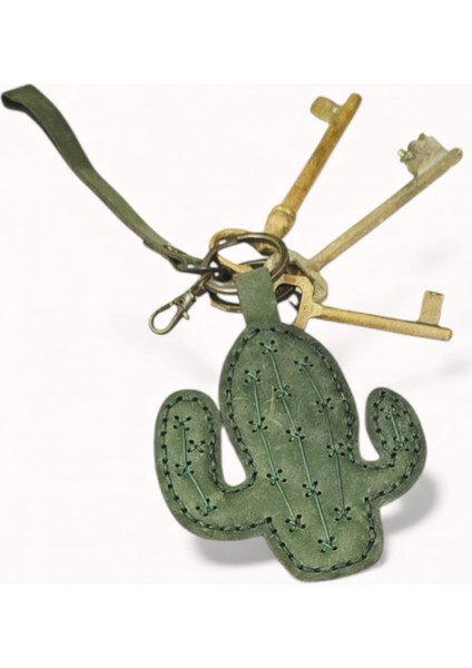 Kaktüs Figür Deri Anahtarlık fiyatları