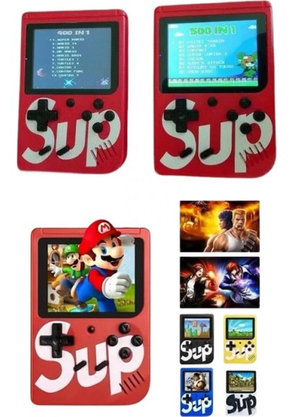 Sup Atari Retro 400 Nostalji Oyunlu Mini Atari Taşınabilir Oyun Konsolu
