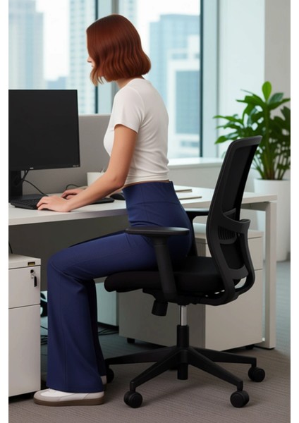 Kadın Denim Görünümlü Wideleg Esnek Örme Pantolon Fonksiyonel Dayanıklı Kaliteli Konforlu Şık fiyatları