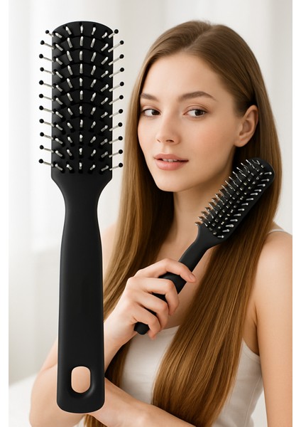 40 Ayak Nano Dolaşık Saç Açıcı Tarak, Karbon Plastik Gövde, Havalandırmalı Tasarım 722302 indirimleri