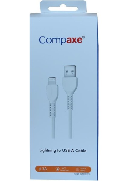 Ctk-Blu USB 3.0 1mt 3A Lightning Şarj Kablosu