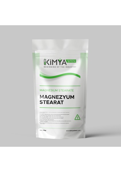 Magnezyum Stearat (Magnesium Stearate) - 100GR