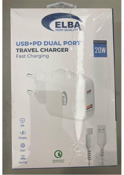 ELB44 Elba 20W 2li Pd+Usb Type-C Set