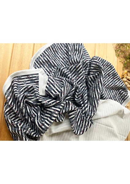 Naturel Pamuklu 80X90 cm Tek Kat Denizci Penye Bebek Battaniye indirimleri