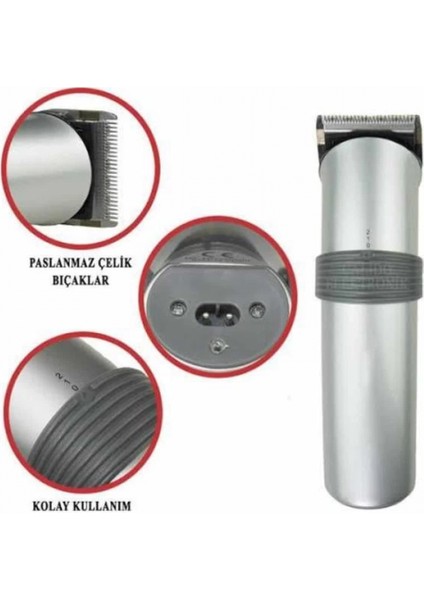 Hassas Ciltlere Özel Saç Sakal ve Vücut Kuaför Tipi Şarjlı Tıraş Makinesi modelleri