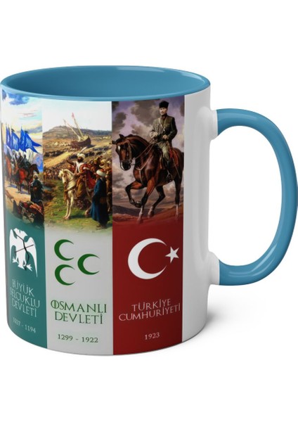 Türk Devletleri Tasarım Kupa - Özel Tasarım - Hediyelik fırsatları