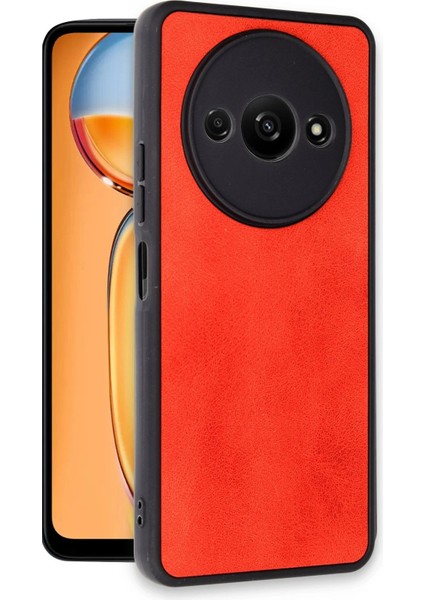 Xiaomi Redmi A3 4g Kılıf Aras Deri Kapak - KIRMIZI-(5796) fiyatları