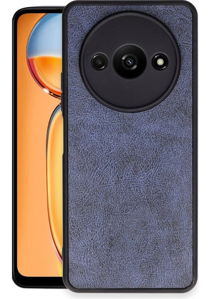 Xiaomi Redmi A3 4g Kılıf Aras Deri Kapak - LACIVERT-(5796)