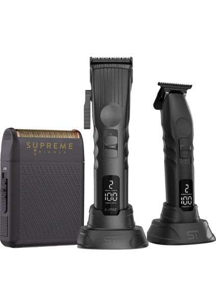 Fade Tıraş Makinesi Seti – Solo Shaver + 2spee Trimmer & 2spee Clipper Tıraş Makinesi
