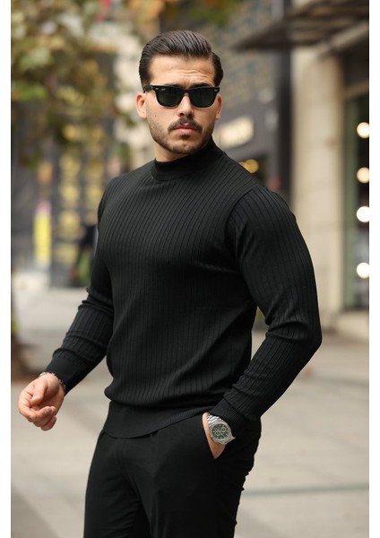 Erkek Yarım Balıkçı Yaka Fitilli Triko fiyatları