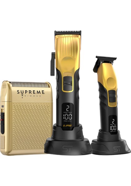 Fade Tıraş Makinesi Seti – Solo Shaver + 2spee Trimmer & 2spee Clipper Tıraş Makinesi