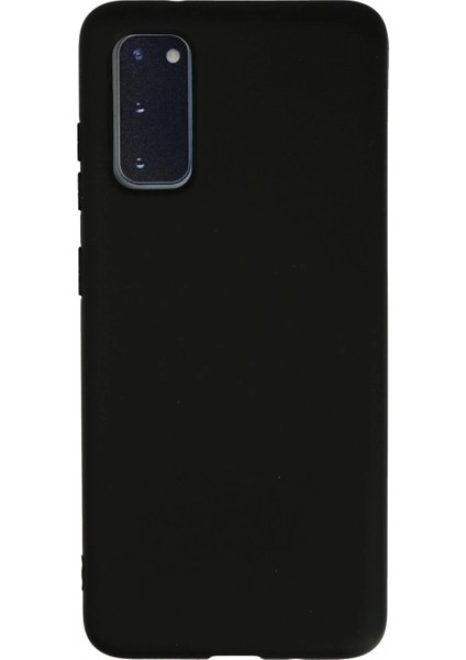 Samsung Galaxy S20 Kılıf Nano Içi Kadife Silikon - Siyah
