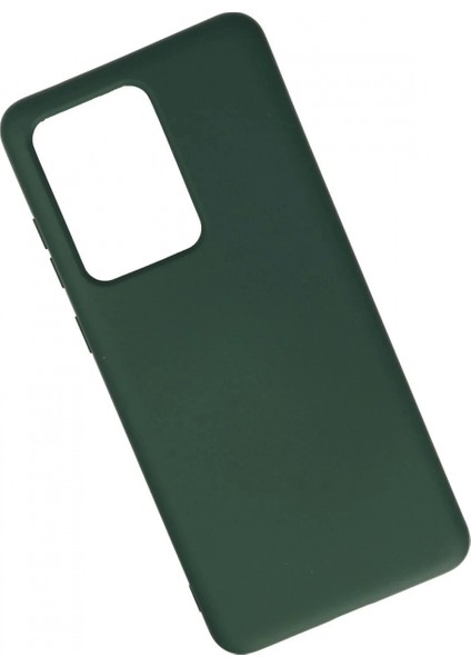 Samsung Galaxy S20 Ultra Kılıf Nano Içi Kadife Silikon - Koyu Yeşil fiyatları