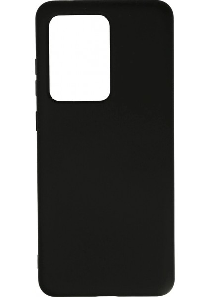 Samsung Galaxy S20 Ultra Kılıf Nano içi Kadife Silikon - Siyah