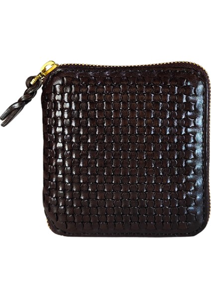 Kadın Fermuarlı El Yapımı Bozuk ve Banknot Bölmeli Küçük Cüzdan (Cot) 40037