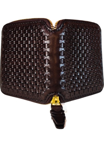 Kadın Fermuarlı El Yapımı Bozuk ve Banknot Bölmeli Küçük Cüzdan (Cot) 40037 fiyatları