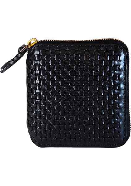 Kadın Fermuarlı El Yapımı Bozuk ve Banknot Bölmeli Küçük Cüzdan (Cot) 40037