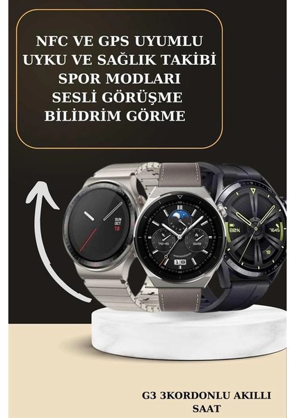Aynalı Bluetooth Kulaklık Yeni Nesil Akıllı Saat Titreşimli Nabız Ölçer Spor Modları