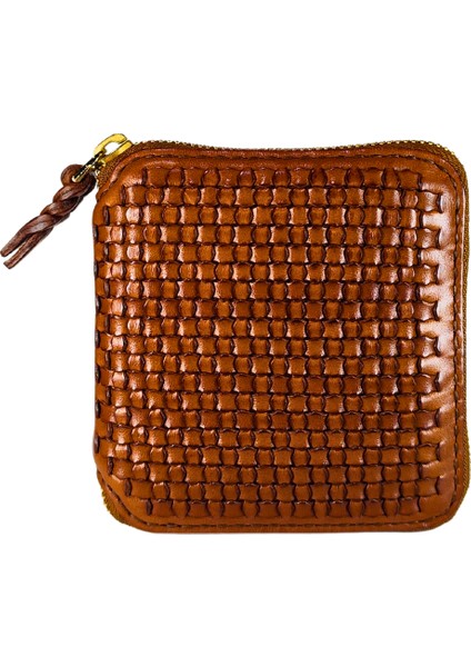 Kadın Fermuarlı El Yapımı Bozuk ve Banknot Bölmeli Küçük Cüzdan (Cot) 40037