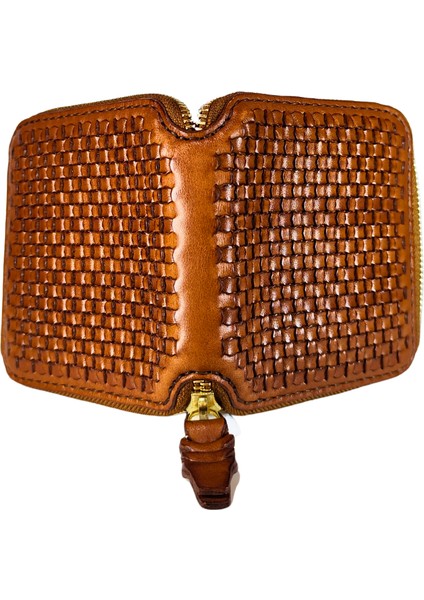 Kadın Fermuarlı El Yapımı Bozuk ve Banknot Bölmeli Küçük Cüzdan (Cot) 40037 fiyatları