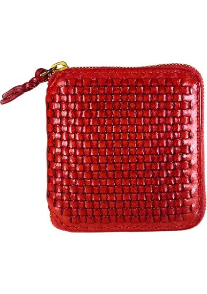 Kadın Fermuarlı El Yapımı Bozuk ve Banknot Bölmeli Küçük Cüzdan (Cot) 40037