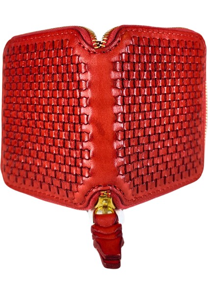 Kadın Fermuarlı El Yapımı Bozuk ve Banknot Bölmeli Küçük Cüzdan (Cot) 40037 fiyatları