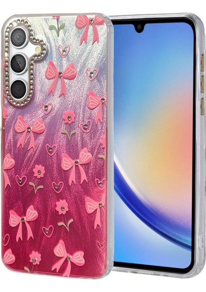 Samsung Galaxy A34 5g Kılıf Blade Aynalı Desenli Kapak - Desen 3