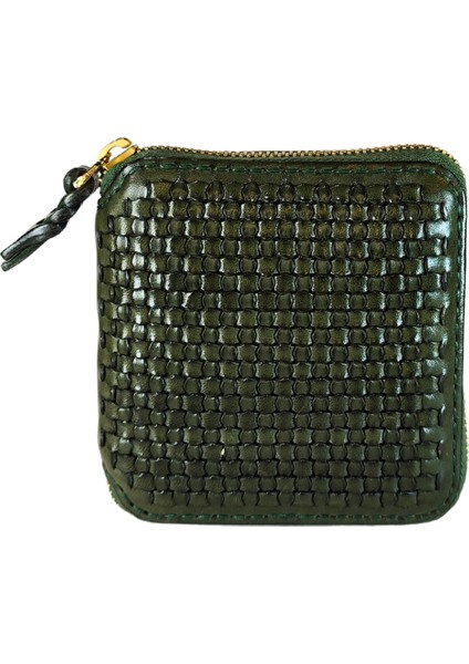 Kadın Fermuarlı El Yapımı Bozuk ve Banknot Bölmeli Küçük Cüzdan (Cot) 40037