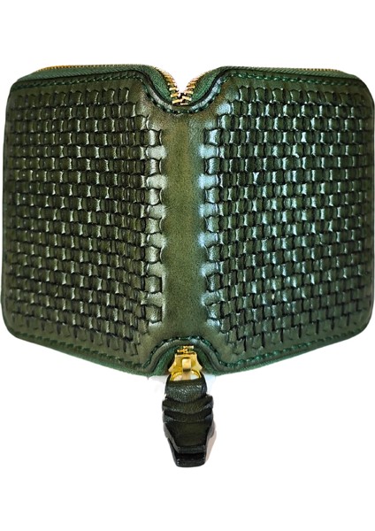 Kadın Fermuarlı El Yapımı Bozuk ve Banknot Bölmeli Küçük Cüzdan (Cot) 40037 fiyatları