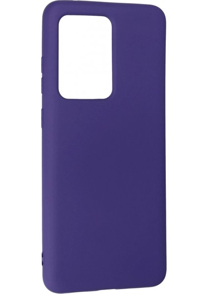 Samsung Galaxy S20 Ultra Kılıf Nano Içi Kadife Silikon - Mor modelleri