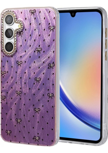 Samsung Galaxy A34 5g Kılıf Blade Aynalı Desenli Kapak - Desen 2