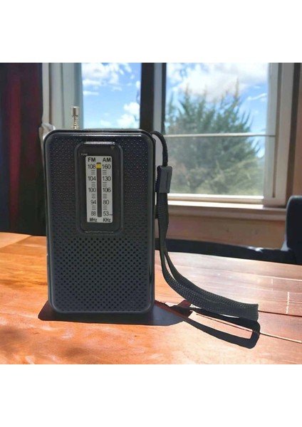 Tenor Cep Tipi Mini Analog Radyo Siyah